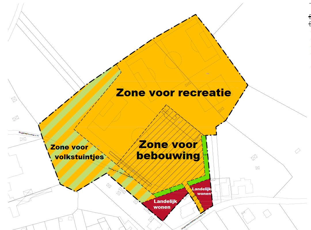 RUP Jongensschoolstraat Zones RUP Jongensschoolstraat Zones